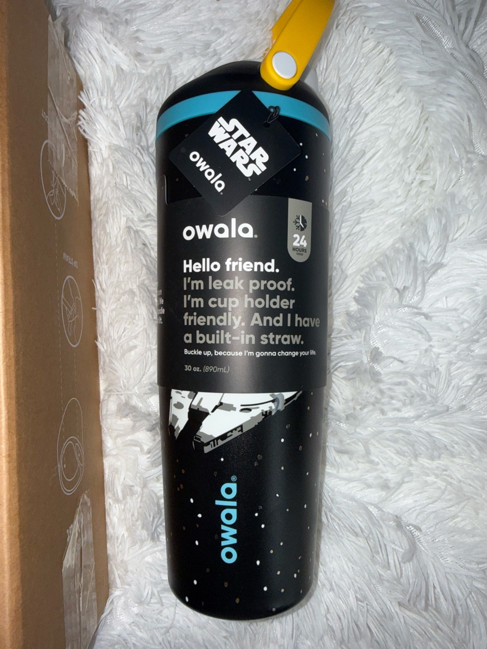 Owala FreeSip Sway x Star Wars Exclusive Millennium Falcon 30oz BNWT -ships fast